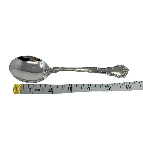 Gorham Chantilly Sterling Silver Cream Soup Spoon - Picture 2 of 4